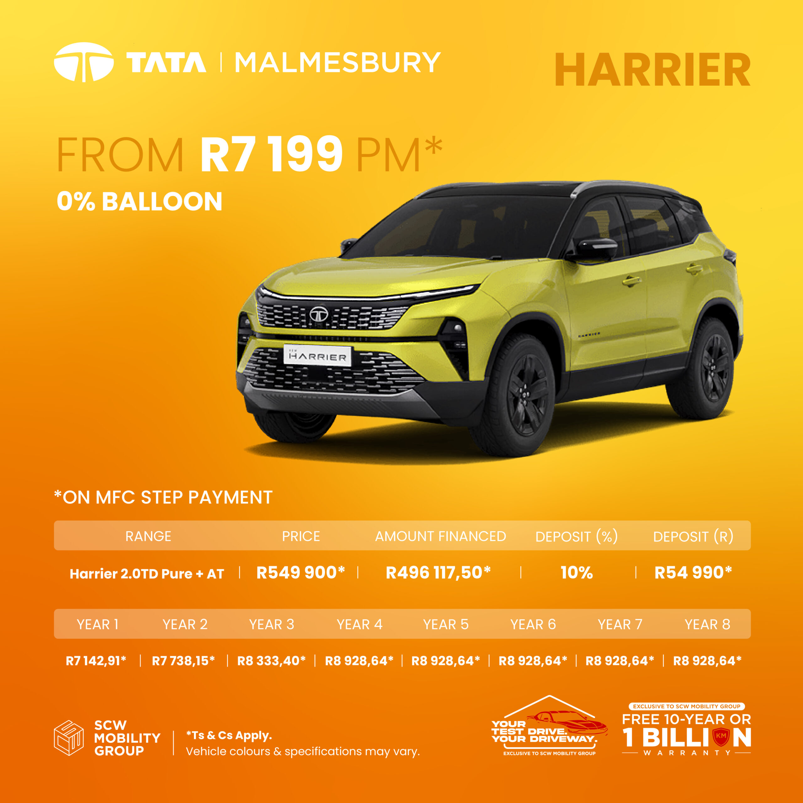 TATA Harrier from R7 199pm*